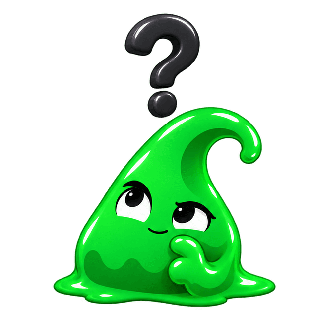Gloo thinking beneath a question mark
